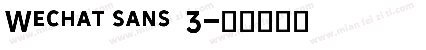 Wechat sans  3字体转换